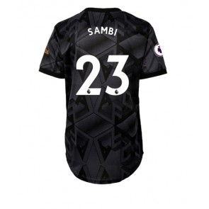 Arsenal Albert Sambi Lokonga #23 Bortatröja Dam 2022-23 Korta ärmar